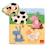 Puzzle animaux de la ferme Beige 1 - vertbaudet enfant 