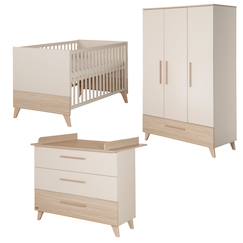 Chambre et rangement-Chambre-Chambre bébé complète-Chambre bébé évolutive complète avec soft-close sidney