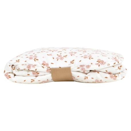 Tapis à langer de voyage coton bio Bois de rose 3 - vertbaudet enfant 