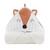 Cape de bain coton bio dream forest Écru 1 - vertbaudet enfant 