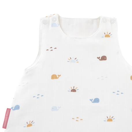 Gigoteuse été gaze de coton bio Ananas+Baleine+Citrons+Colibri+Fleurs roses+Forêt 7 - vertbaudet enfant 