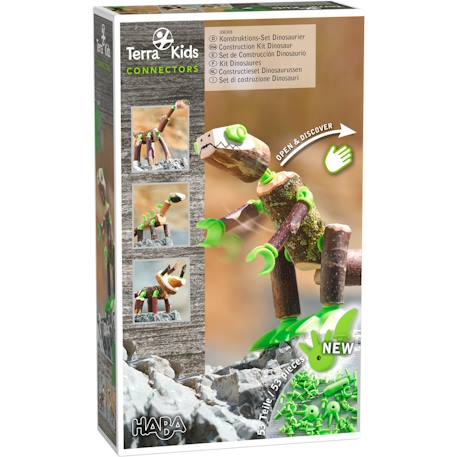 Terra kids connectors - kit dinosaures Vert 1 - vertbaudet enfant 