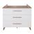 Commode à langer évolutive 3 tiroirs à extension totale ole Blanc - chêne foncé 1 - vertbaudet enfant 
