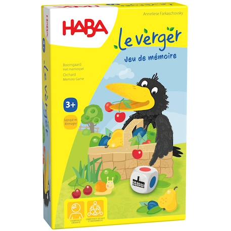Le verger - jeu de mémoire Jaune 1 - vertbaudet enfant 