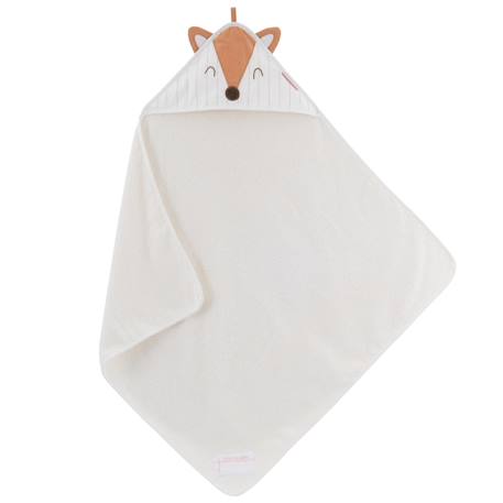 Cape de bain coton bio dream forest Écru 2 - vertbaudet enfant 