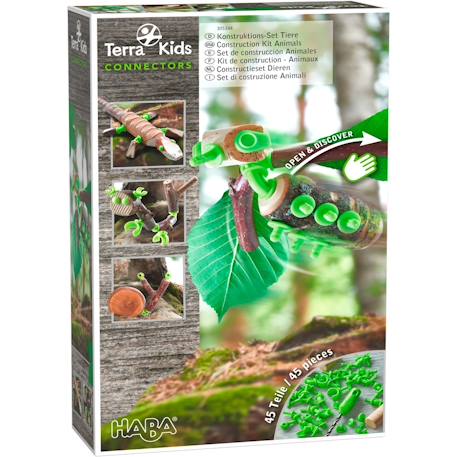 Terra kids connectors - kit animaux Vert 1 - vertbaudet enfant 