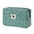Trousse de toilette coton bio Bleu+Bois de rose+Caramel+Fleurs beiges+Vert sapin+Vichy vert 18 - vertbaudet enfant 