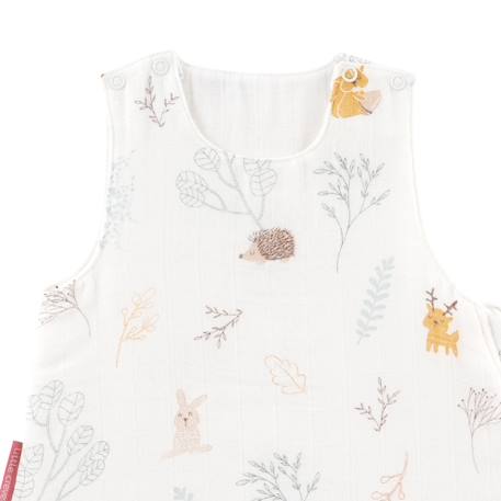 Gigoteuse été gaze de coton bio Ananas+Baleine+Citrons+Colibri+Fleurs roses+Forêt 28 - vertbaudet enfant 
