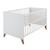 Lit évolutif transformable en lit junior - style scandinave - ole Blanc - chêne foncé 1 - vertbaudet enfant 