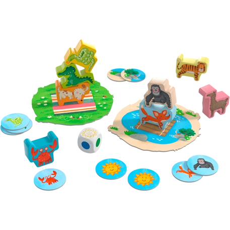 Pyramide d’animaux junior Jaune 3 - vertbaudet enfant 