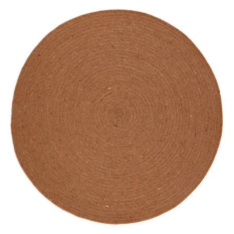 Tapis rond laine feutrée neethu Avoine+Gris+Mangue+Naturel+Olive+Orange+Toffee 37 - vertbaudet enfant 