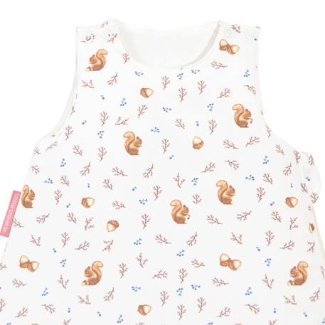 Gigoteuse coton bio Beige+Bleu+Bois de rose+Caramel+Ecureuil+Renard+Vert+Vert sauge 24 - vertbaudet enfant 