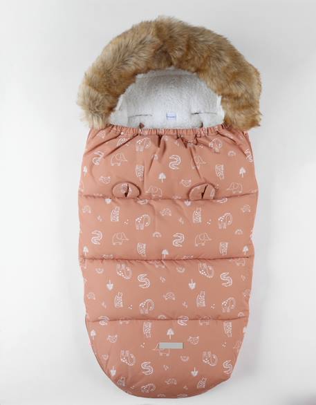 Chancelière en toile étanche Marron 1 - vertbaudet enfant 