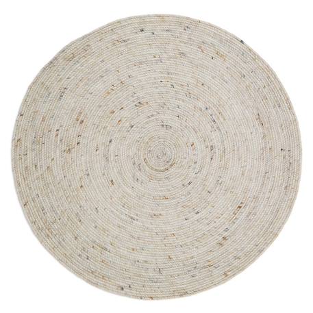 Tapis rond laine feutrée neethu Avoine+Gris+Mangue+Naturel+Olive+Orange+Toffee 1 - vertbaudet enfant 