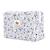Trousse de toilette coton bio Bleu+Bois de rose+Caramel+Fleurs beiges+Vert sapin+Vichy vert 1 - vertbaudet enfant 