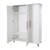 Armoire bébé 3 portes à fermeture douce ole Blanc - chêne foncé 4 - vertbaudet enfant 