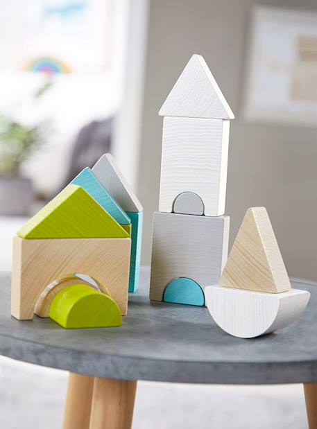 Jeu d'encastrement tours city Beige 6 - vertbaudet enfant 