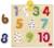 Puzzle numéros Beige 1 - vertbaudet enfant 