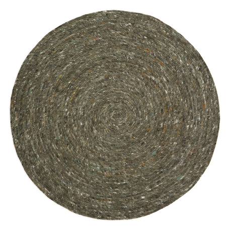 Tapis rond laine feutrée neethu Avoine+Gris+Mangue+Naturel+Olive+Orange+Toffee 25 - vertbaudet enfant 