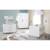 Chambre bébé évolutive complète avec soft-close ole Blanc - chêne foncé 2 - vertbaudet enfant 