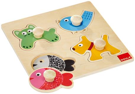 Puzzle animaux domestiques Beige 2 - vertbaudet enfant 