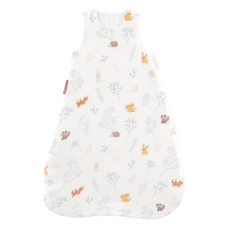 Gigoteuse été gaze de coton bio Ananas+Baleine+Citrons+Colibri+Fleurs roses+Forêt 26 - vertbaudet enfant 