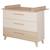 Commode à langer évolutive 3 tiroirs sidney Cashmere / chêne 1 - vertbaudet enfant 