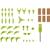 Terra kids connectors - kit animaux Vert 2 - vertbaudet enfant 