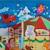 Mon premier calendrier de l'avent - marché de noël Jaune 4 - vertbaudet enfant 
