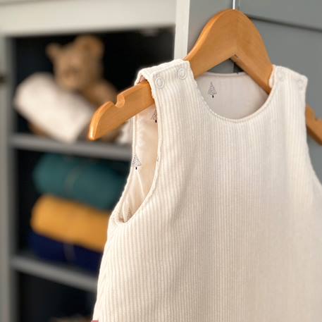 Gigoteuse hiver velours louison Caramel+Ecru 8 - vertbaudet enfant 