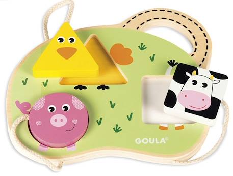 Mon premier puzzle ferme Beige 1 - vertbaudet enfant 