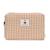 Trousse de toilette coton bio Bleu+Bois de rose+Caramel+Fleurs beiges+Vert sapin+Vichy vert 11 - vertbaudet enfant 