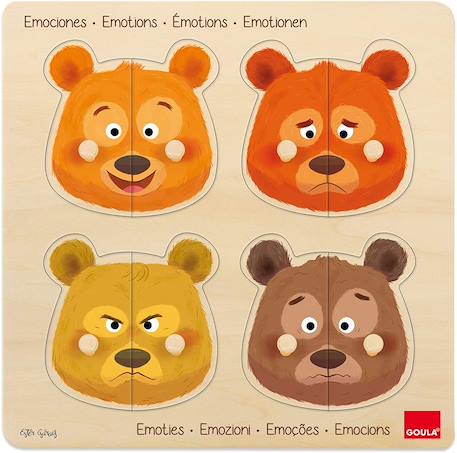 Puzzle émotions Beige 1 - vertbaudet enfant 