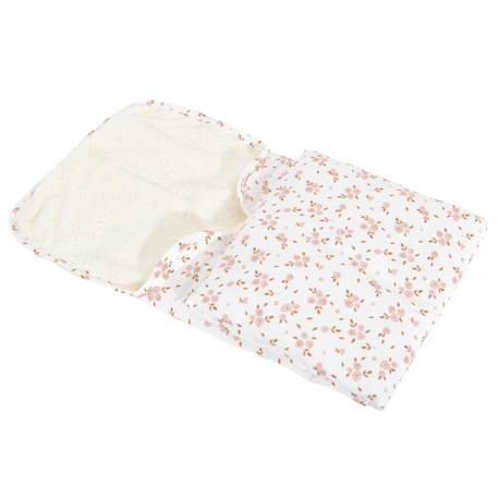 Tapis à langer de voyage coton bio Bois de rose 4 - vertbaudet enfant 