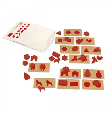 Jeu éducatif perception tactile Rouge 1 - vertbaudet enfant 