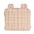 Tapis à langer de voyage coton bio Bleu+Caramel+Fleurs beiges+Vichy vert 6 - vertbaudet enfant 