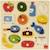 Puzzle bébé aliments de cuisine Beige 1 - vertbaudet enfant 