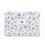 Trousse de toilette coton bio Bleu+Bois de rose+Caramel+Fleurs beiges+Vert sapin+Vichy vert 3 - vertbaudet enfant 