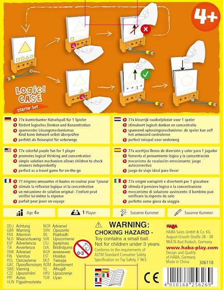 Logic case starter set 4+ Jaune 4 - vertbaudet enfant 