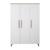 Armoire bébé 3 portes à fermeture douce ole Blanc - chêne foncé 1 - vertbaudet enfant 