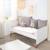Lit évolutif transformable en lit junior - style scandinave - ole Blanc - chêne foncé 5 - vertbaudet enfant 