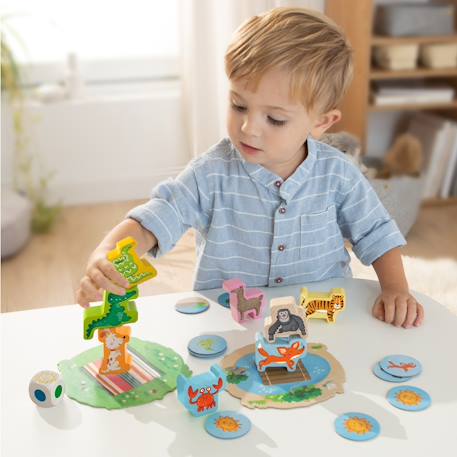 Pyramide d’animaux junior Jaune 6 - vertbaudet enfant 