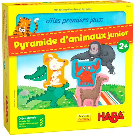 Pyramide d’animaux junior Jaune 1 - vertbaudet enfant 