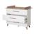 Chambre bébé évolutive 2 pièces - fermeture soft-close ole Blanc - chêne foncé 5 - vertbaudet enfant 