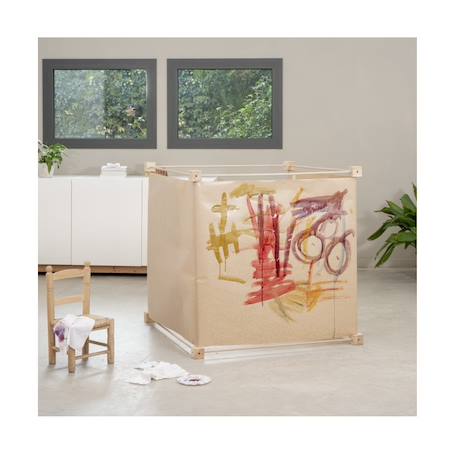 Mètre cube trigonos Beige 2 - vertbaudet enfant 