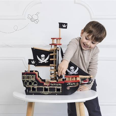 Bateau pirates barberousse Noir 4 - vertbaudet enfant 