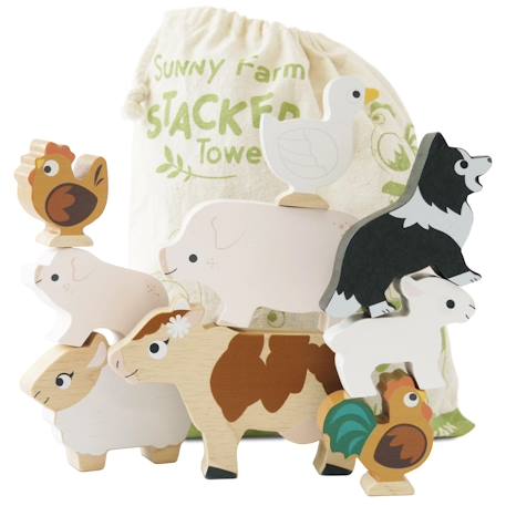 Les animaux de la ferme Beige 1 - vertbaudet enfant 