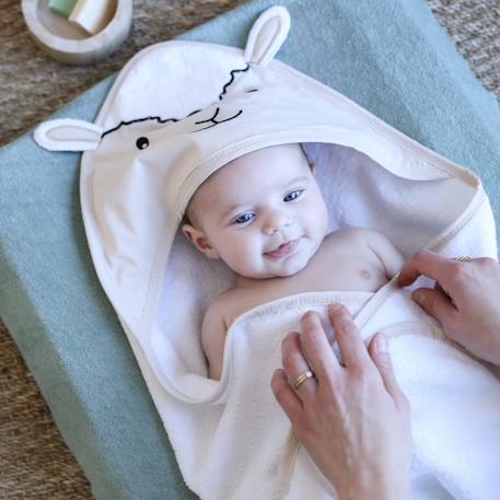 Sortie de bain Ecru 5 - vertbaudet enfant 