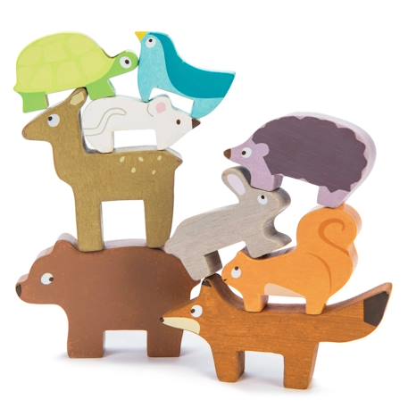 La tour des animaux de la forêt Blanc 1 - vertbaudet enfant 