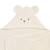 Cape de bain coton bio ourson Caramel+Écru 11 - vertbaudet enfant 